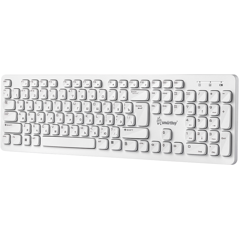 Клавиатура SmartBuy ONE 252 USB White - SBK-252AG-W - фото 2