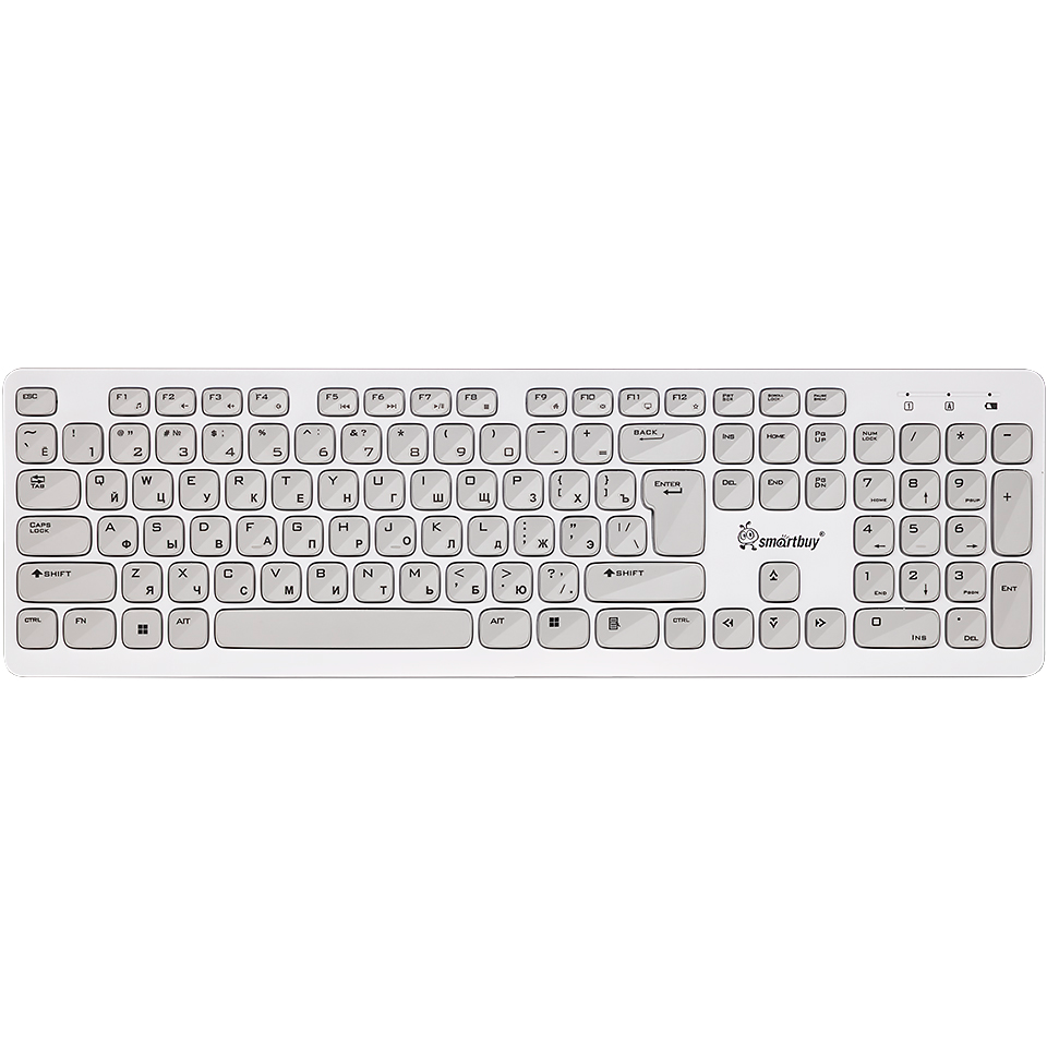 Клавиатура SmartBuy ONE 252 USB White/Grey - SBK-252AG-WC