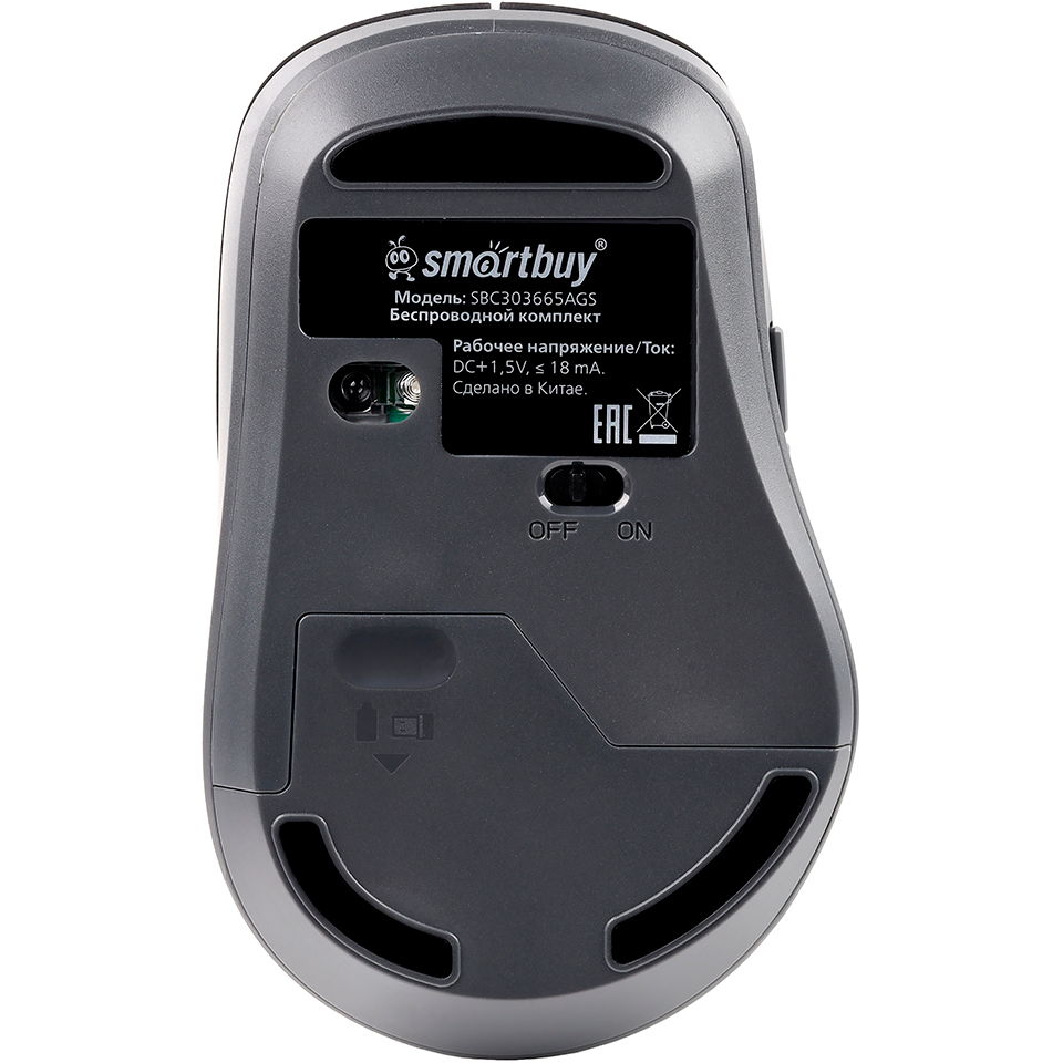 Клавиатура + мышь SmartBuy 303665AG Grey - SBC303665AGS - фото 18