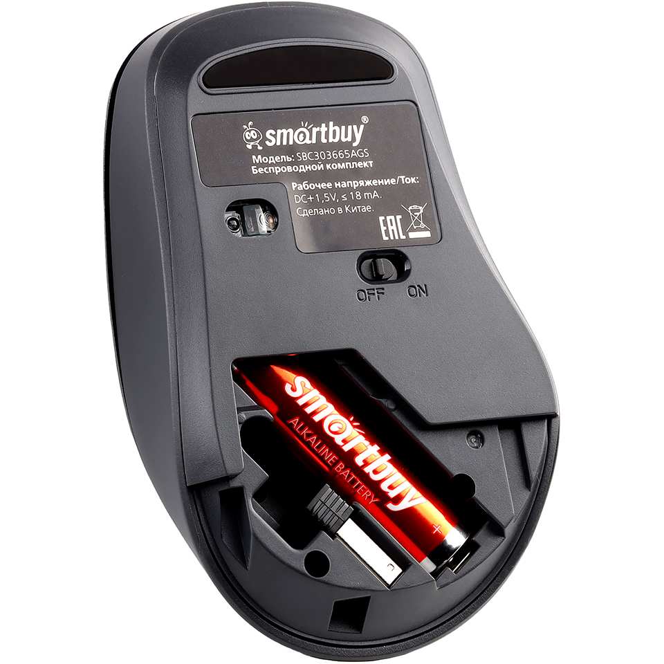 Клавиатура + мышь SmartBuy 303665AG Grey - SBC303665AGS - фото 19
