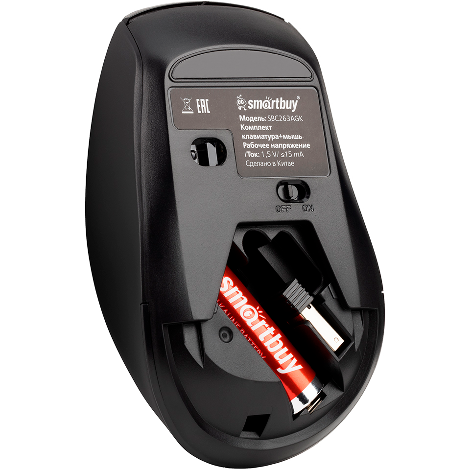 Клавиатура + мышь SmartBuy ONE 263AG Black - SBC263AGK - фото 13