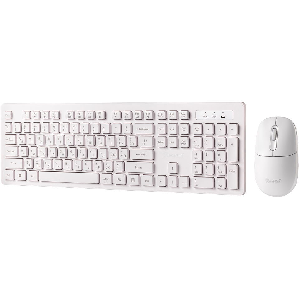Клавиатура + мышь SmartBuy 105AG White - SBC105AGW - фото 2