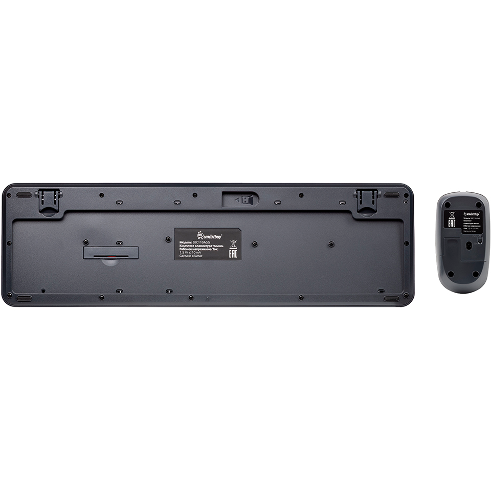 Клавиатура + мышь SmartBuy 110AGG Grey - SBC110AGG - фото 4