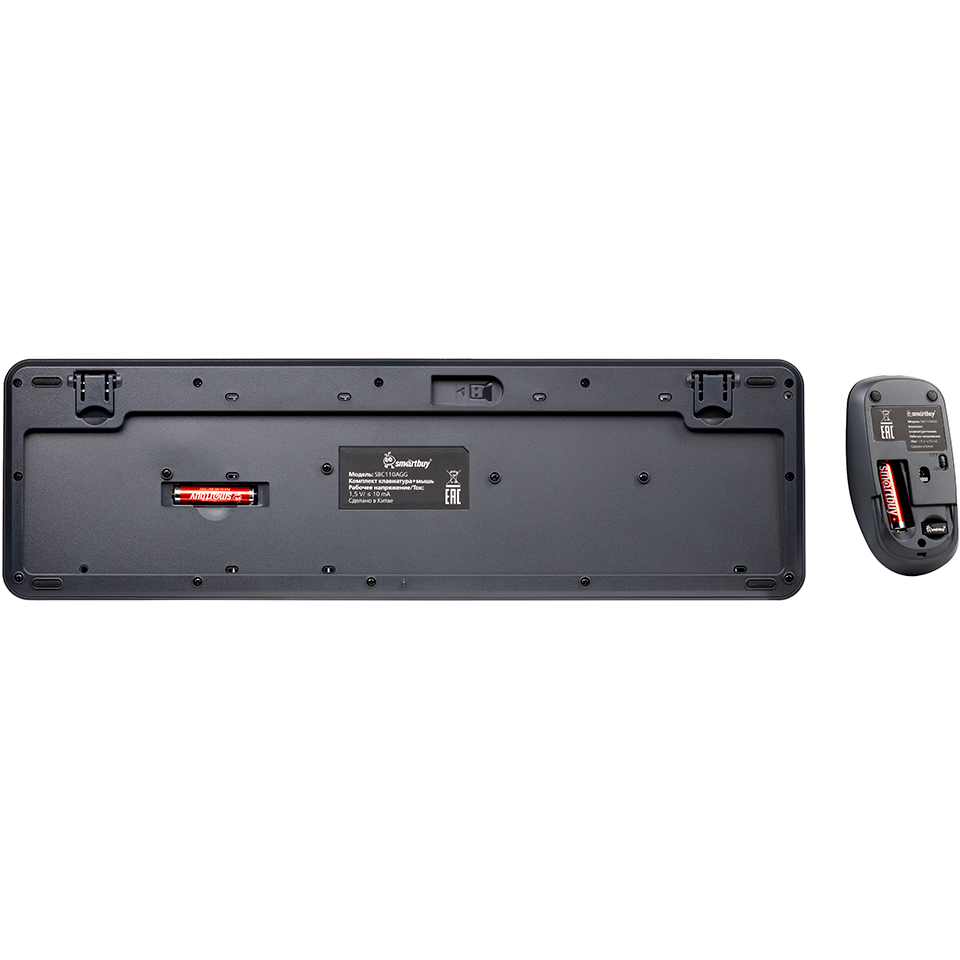 Клавиатура + мышь SmartBuy 110AGG Grey - SBC110AGG - фото 7