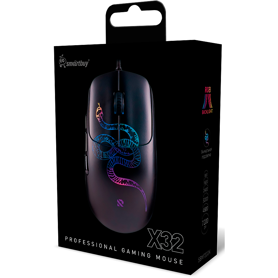Мышь SmartBuy RUSH X32 Black - SBM732GK - фото 13