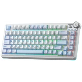 Клавиатура AULA AU75 Light Blue/White