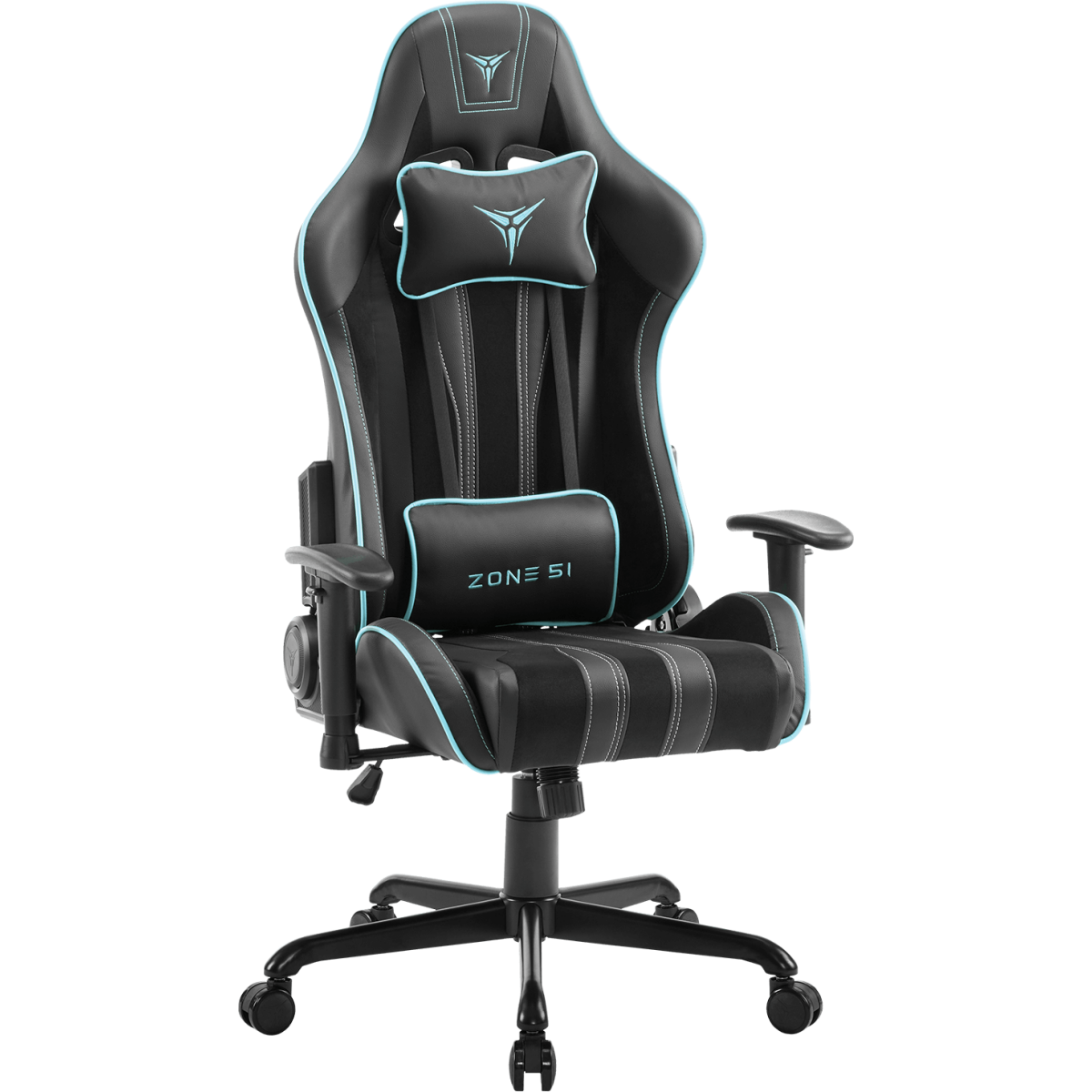 Игровое кресло ZONE 51 Gravity Black/Cyan - Z51-GRV-BC