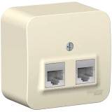 Розетка RJ-45/RJ-11 Systeme Electric BLNIA045112