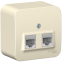 Розетка RJ-45/RJ-11 Systeme Electric BLNIA045112