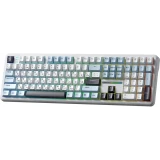 Клавиатура AULA F108 Light Blue/White/Black