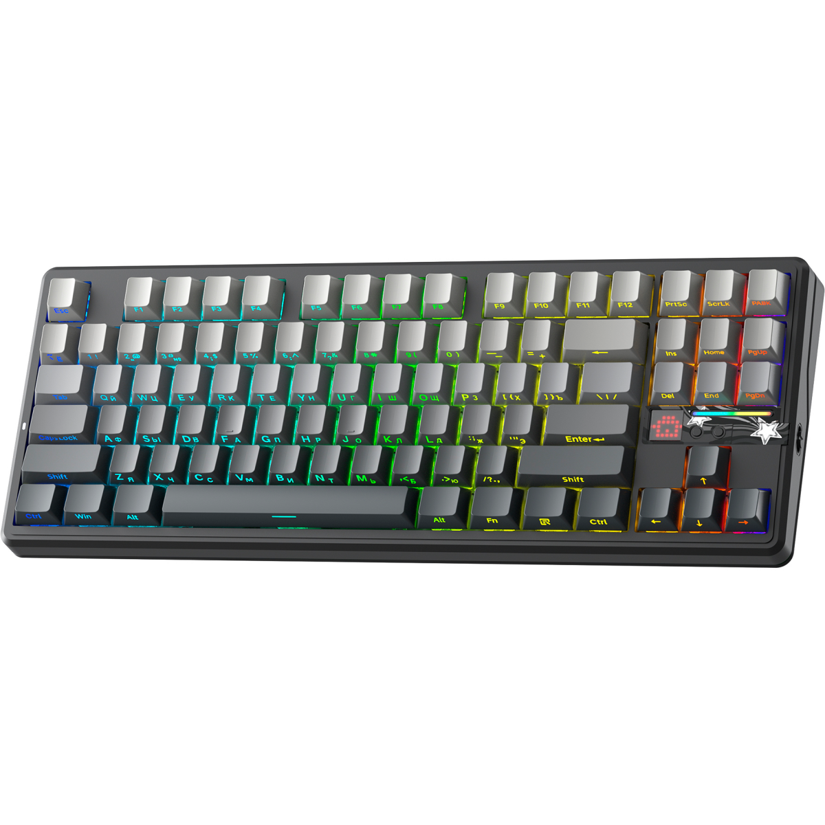 Клавиатура AULA F87 Pro V2 Gradient - Blue/White/Purple - фото 2