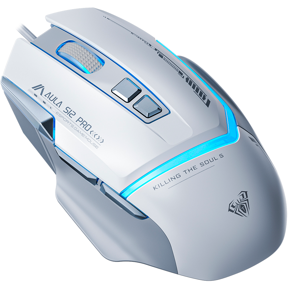 Мышь AULA S12Pro White - фото 2
