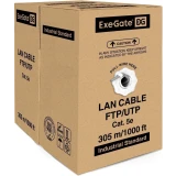 Бухта ExeGate FUTP4-C5e-CCA-S24-OUT-PE-BK-305 (EX301072RUS), 305м