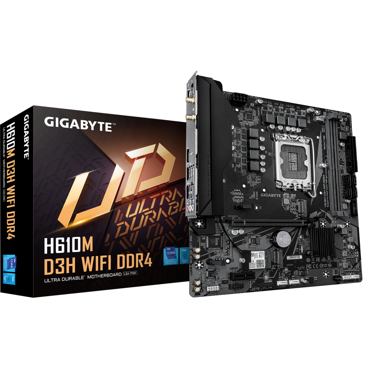 Материнская плата Gigabyte H610M D3H WIFI DDR4 - фото 4