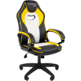 Игровое кресло Chairman Game 16 Black/Yellow/White (00-07197802)