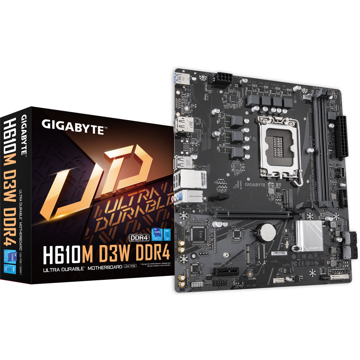 Материнская плата Gigabyte H610M D3W DDR4 - фото 4