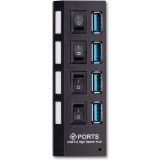 USB-концентратор SmartBuy SBHA-7304-B