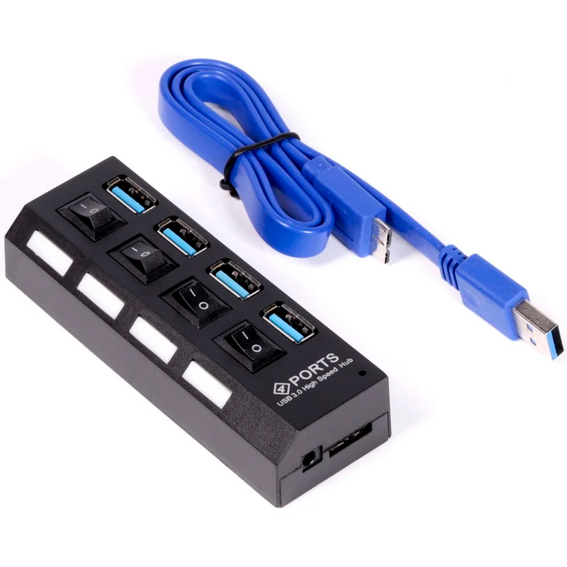 USB-концентратор SmartBuy SBHA-7304-B - фото 2
