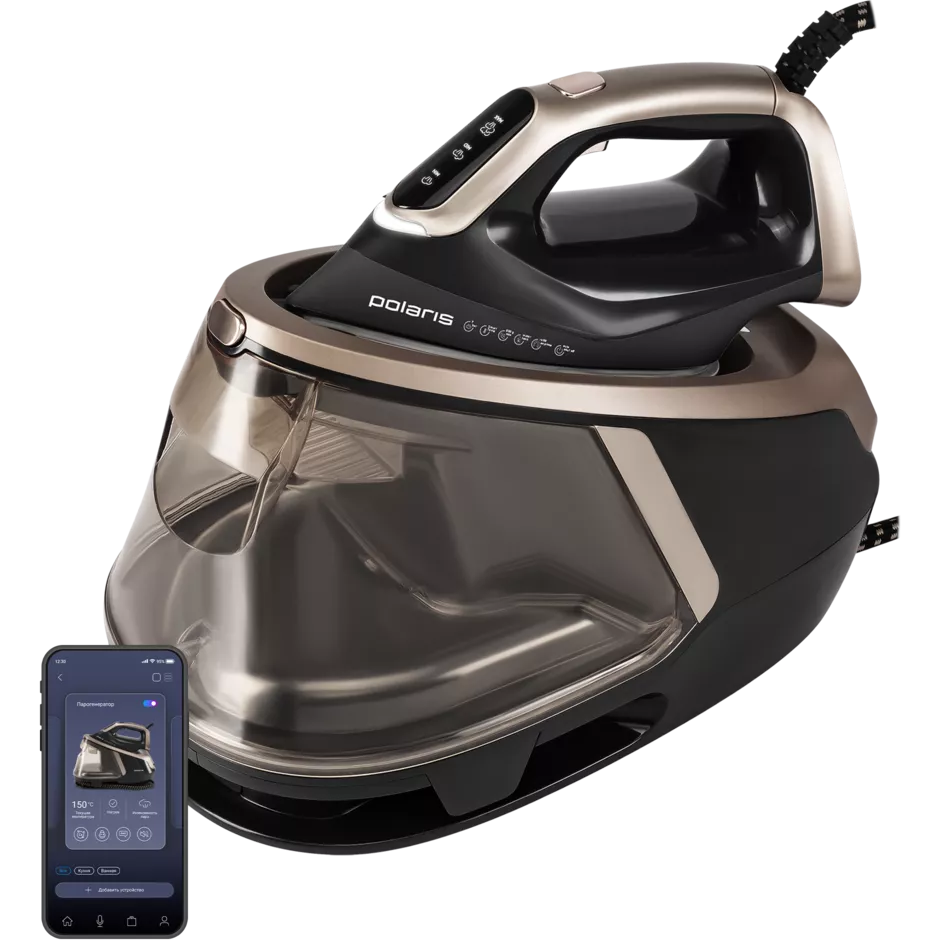 Парогенератор Polaris PSS8010K Black/Gold - PSS 8010K