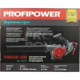 Воздуходувка PROFIPOWER DWDUB-20V (E0219M1)