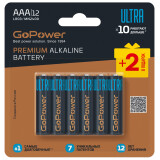 Батарейка GoPower (AAA, 12 шт.) (00-00035159)