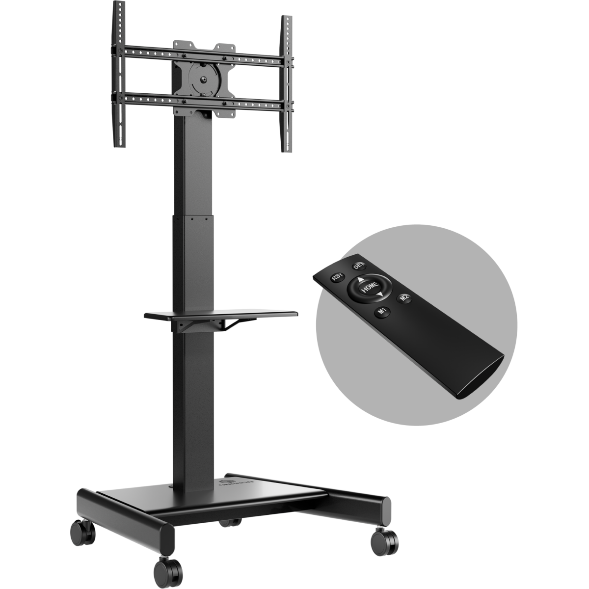 Мобильная стойка Onkron TS1552E eLift Black - TS1552E-B