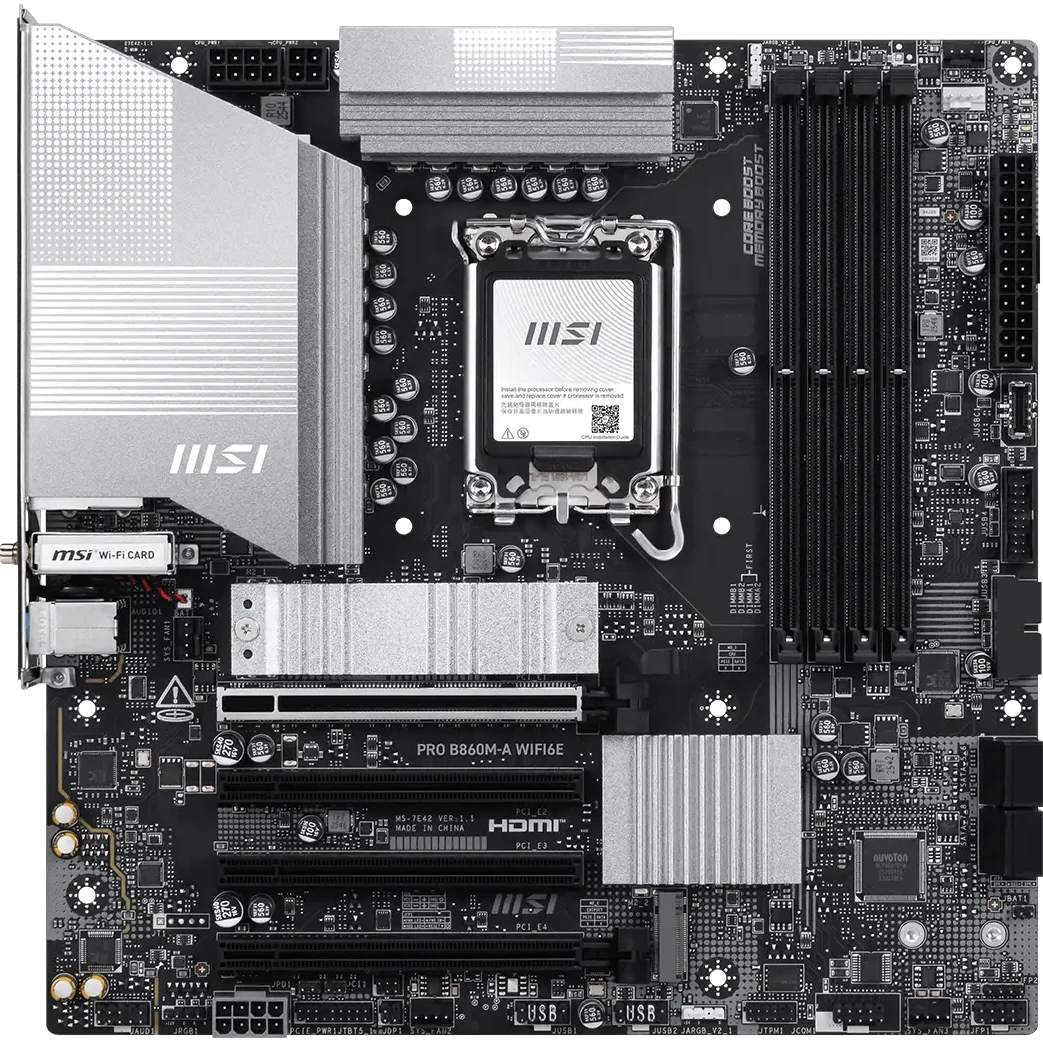 Материнская плата MSI PRO B860M-A WIFI6E