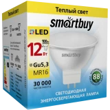 Светодиодная лампочка SmartBuy SBL-GU5_3-12-30K (12 Вт, GU5.3)