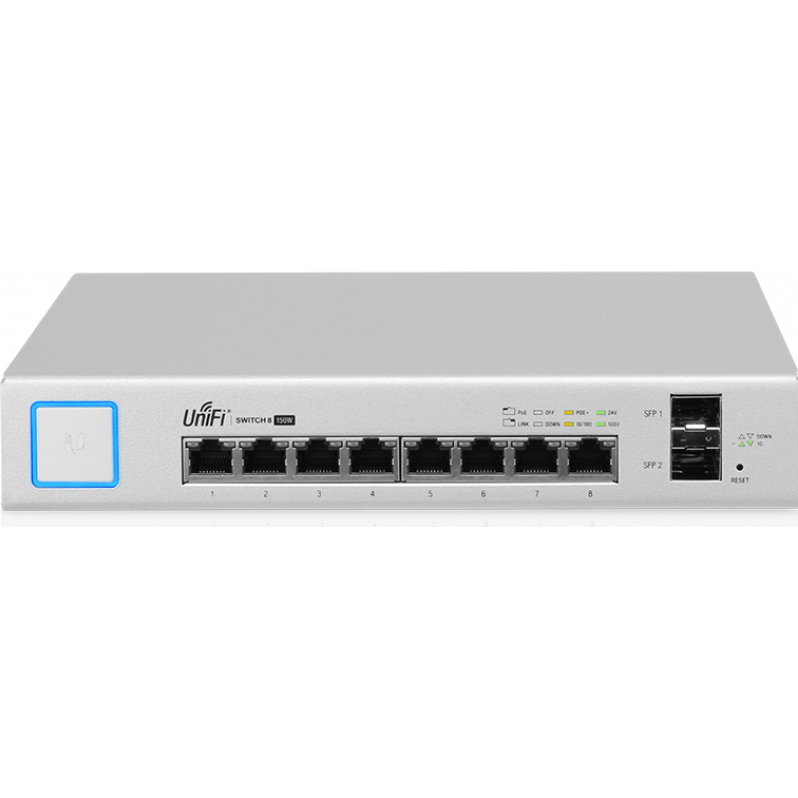 Коммутатор (свитч) Ubiquiti UniFi Switch 8-150W - US-8-150W(EU)