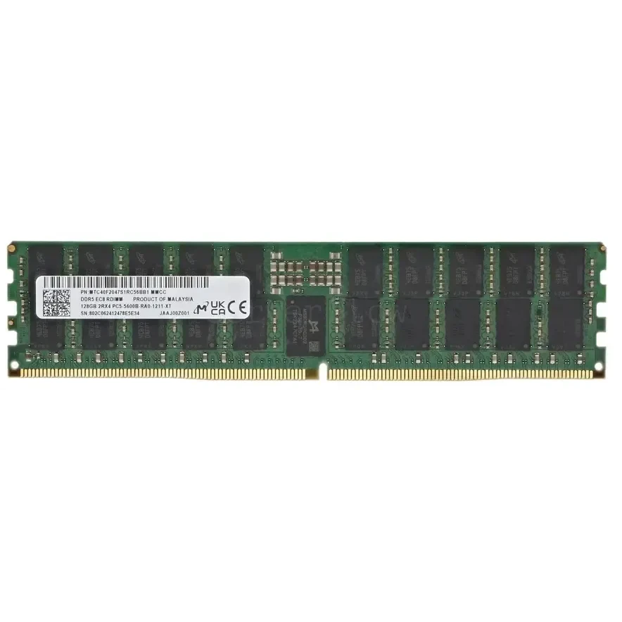 Оперативная память 128GB DDR5 5600MHz Micron ECC Reg (MTC40F2047S1RC56BB2) OEM