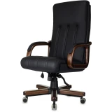 Офисное кресло Бюрократ T-9932 Walnut Black (T-9932WALNUT/B)