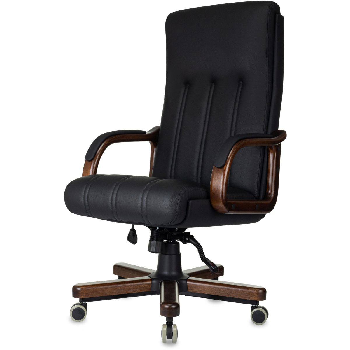 Офисное кресло Бюрократ T-9932 Walnut Black - T-9932WALNUT/B - фото 4