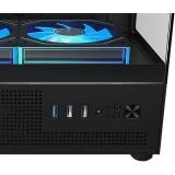 ..... Корпус XASTRA Q300M 3ARGB-C6 Black, вмятина на передней панели корпуса (Q300M-3FM12A-C6)