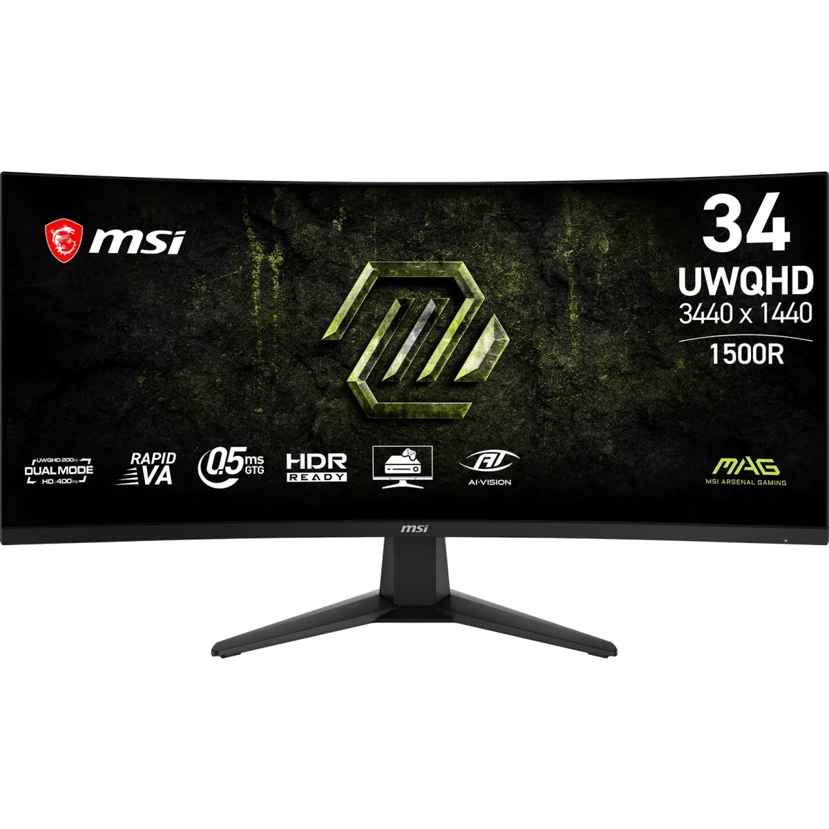 Монитор MSI 34" MAG 346CQDF E20 - 9S6-3DD71M-022