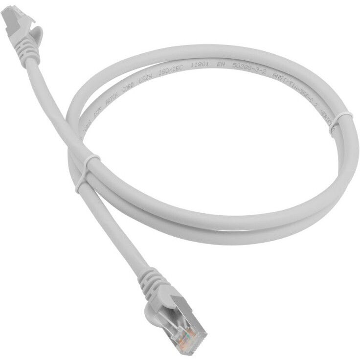 Патч-корд Lanmaster LAN-PC45/S6A-1.5-WH, 1.5м