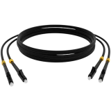 Патч-корд Cabeus FOP(D)-9-LC-LC-2M-BK, 2м
