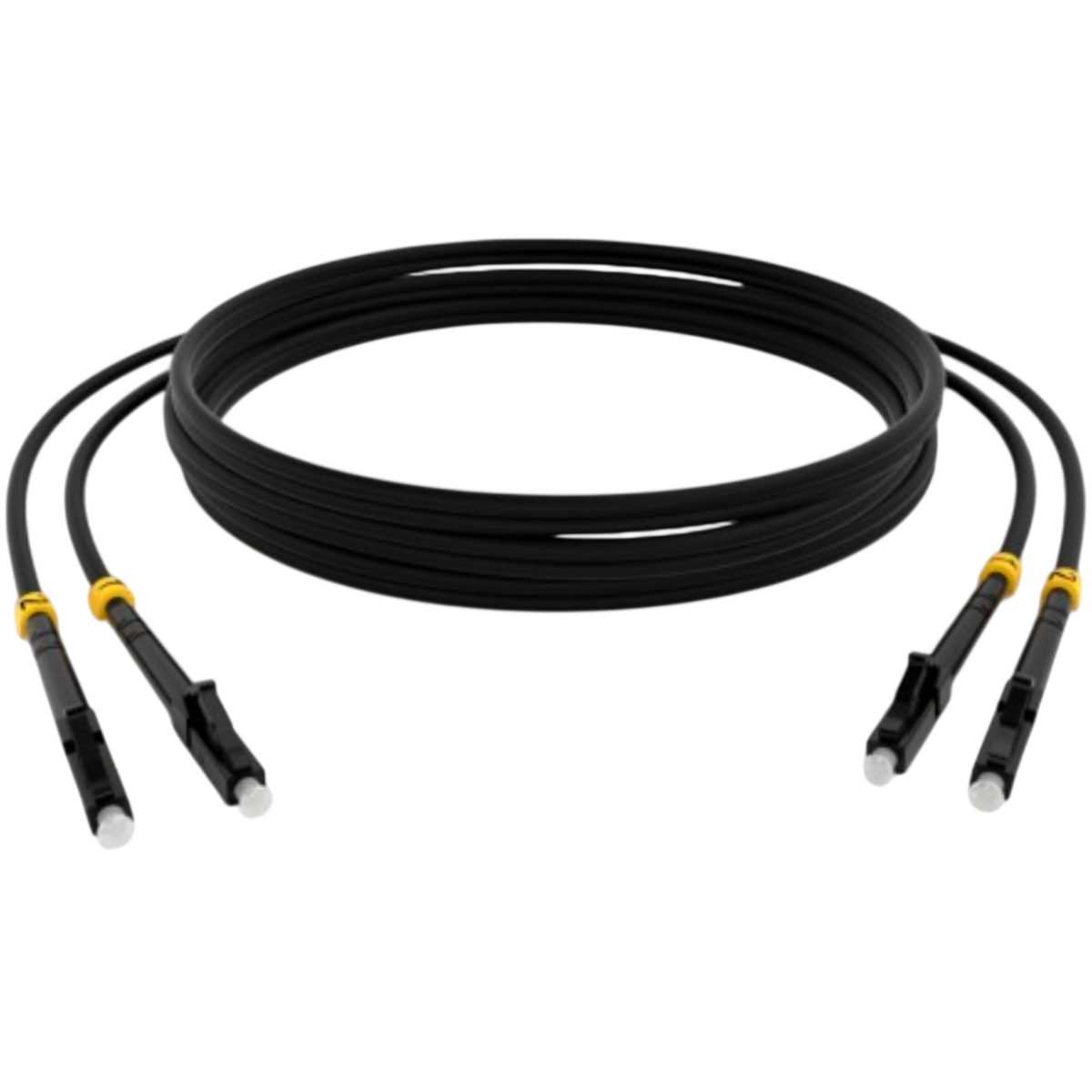 Патч-корд Cabeus FOP(D)-9-LC-LC-3M-BK, 3м