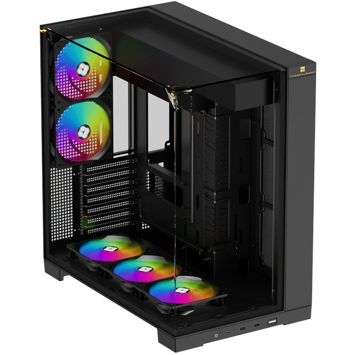 Корпус Thermalright TR-A70 FAN5-C Black - TRA70F5CB - фото 3