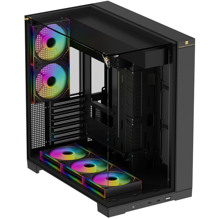 Корпус Thermalright TR-A70 FAN5-M Black - TRA70F5MB - фото 3