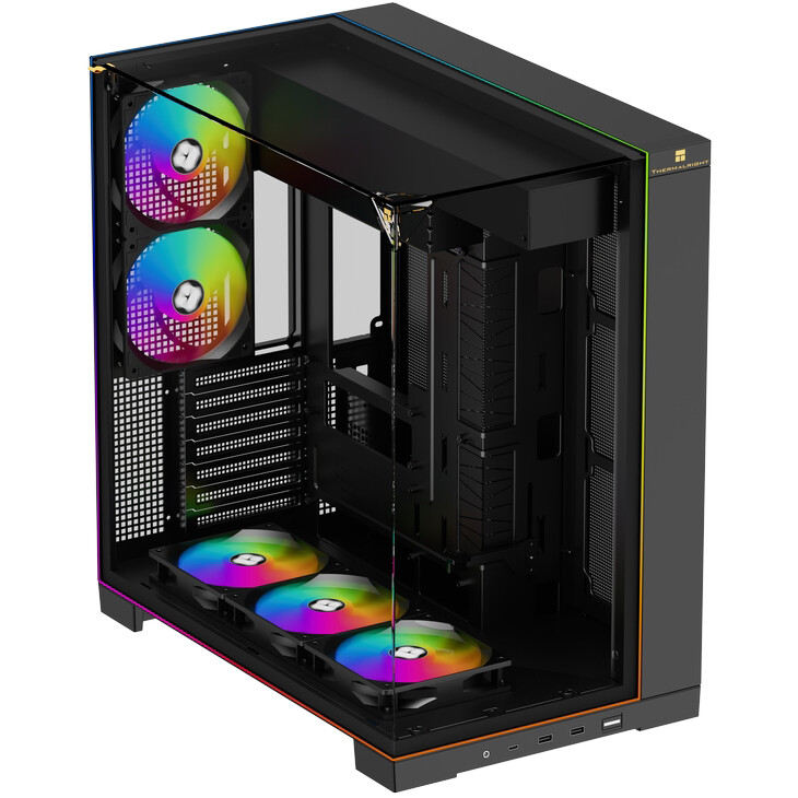 Корпус Thermalright TR-A70 ARGB FAN5-C Black - TRA70AF5CB - фото 3