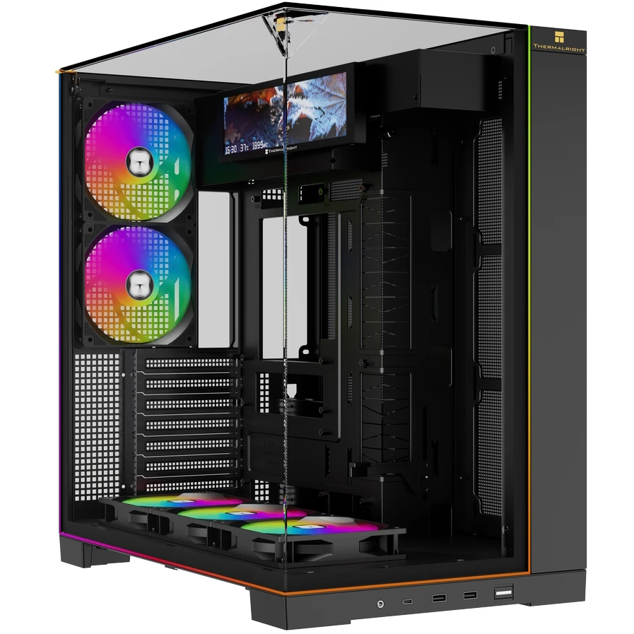 Корпус Thermalright TR-A70 Vision FAN5-C Black - TRA70VF5CB