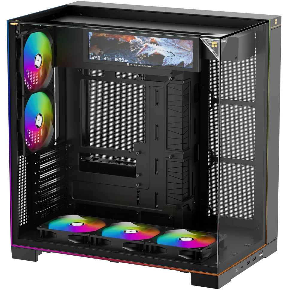 Корпус Thermalright TR-A70 Vision FAN5-C Black - TRA70VF5CB - фото 4