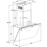 Вытяжка MAUNFELD Tina 6080 Glass Black (КА-00032831)