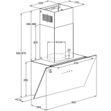 Вытяжка MAUNFELD Tina 5080 Glass Black (КА-00032828)