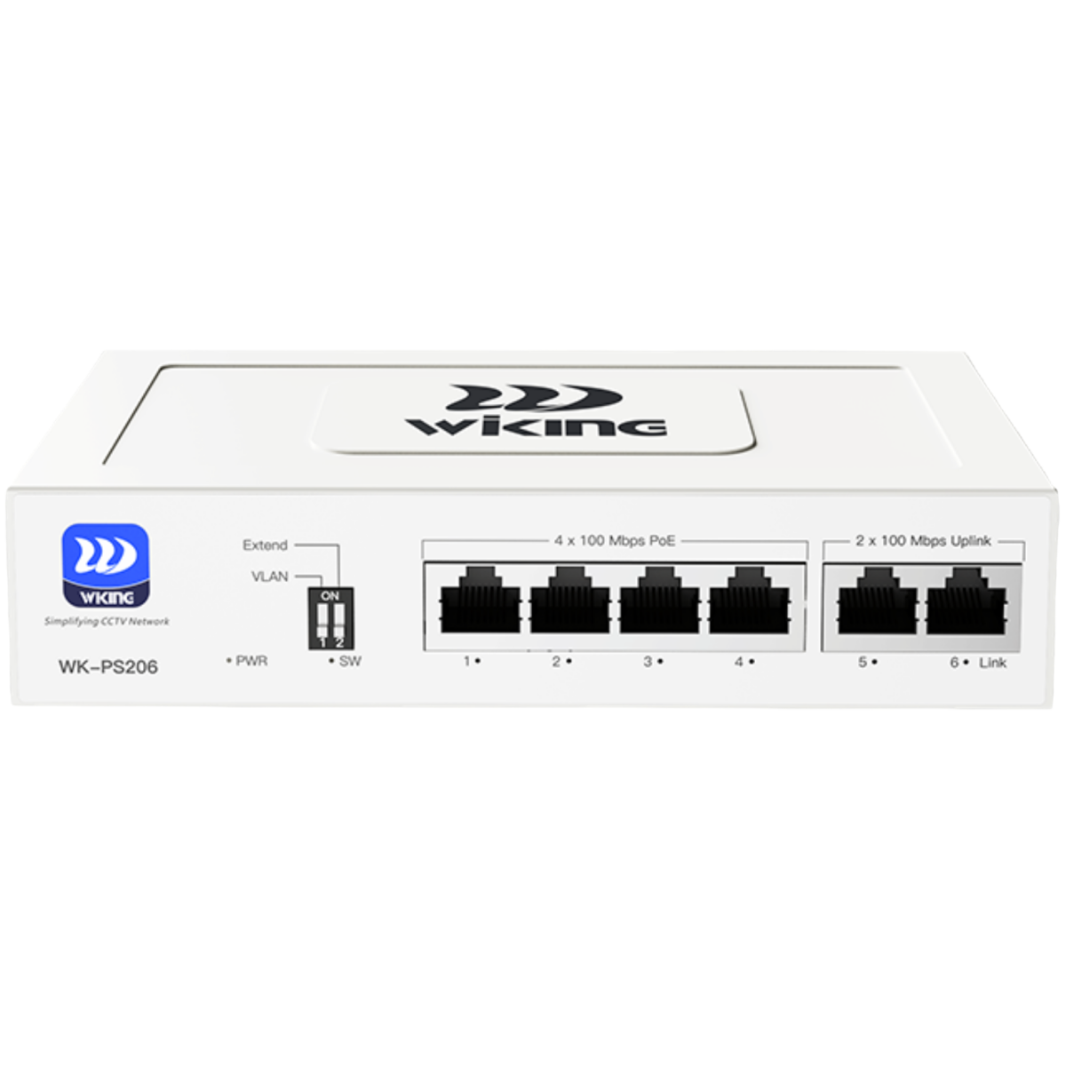 Коммутатор (свитч) Wi-Tek WK-PS206 v2