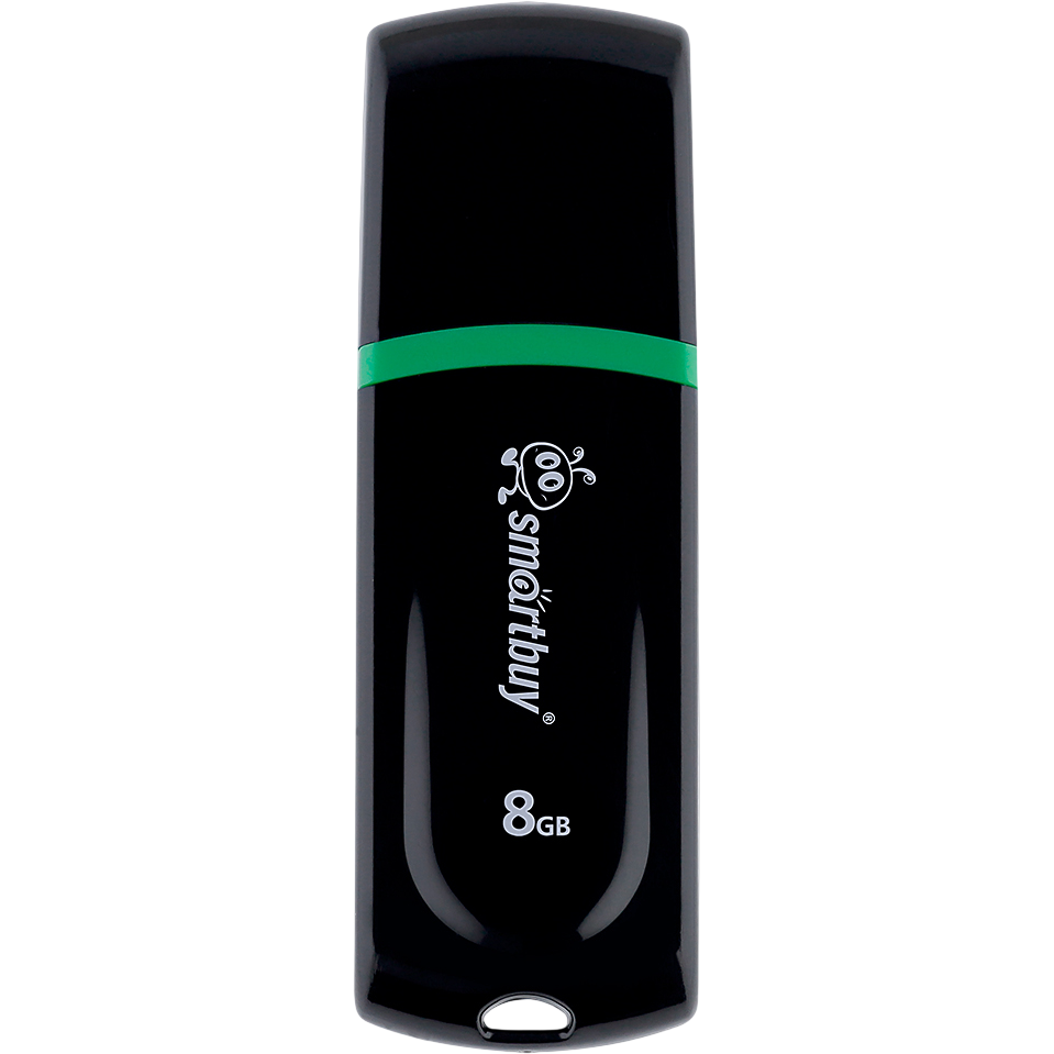 USB Flash накопитель 8GB SmartBuy Paean Black (SB8GBPN-K)