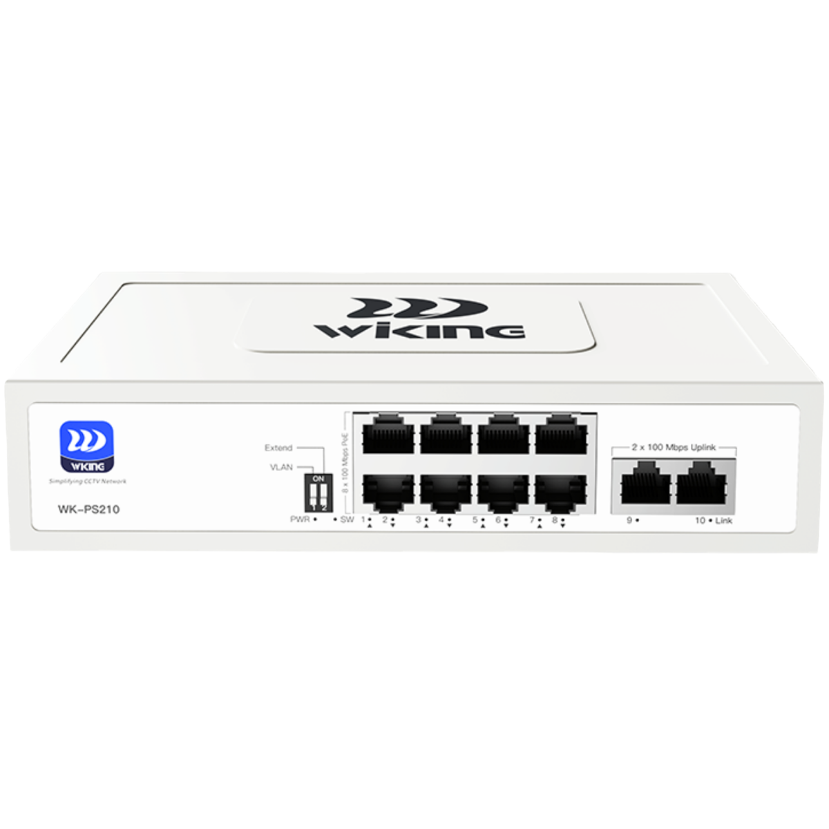 Коммутатор (свитч) Wi-Tek WK-PS210 v2