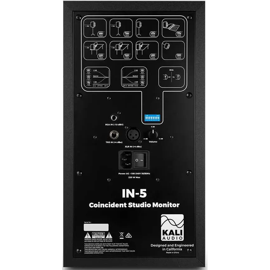 Акустическая система Kali Audio IN-5 Black - фото 3