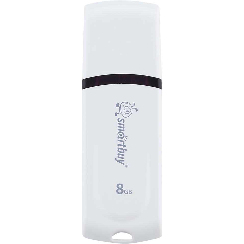 USB Flash накопитель 8GB SmartBuy Paean White (SB8GBPN-W)