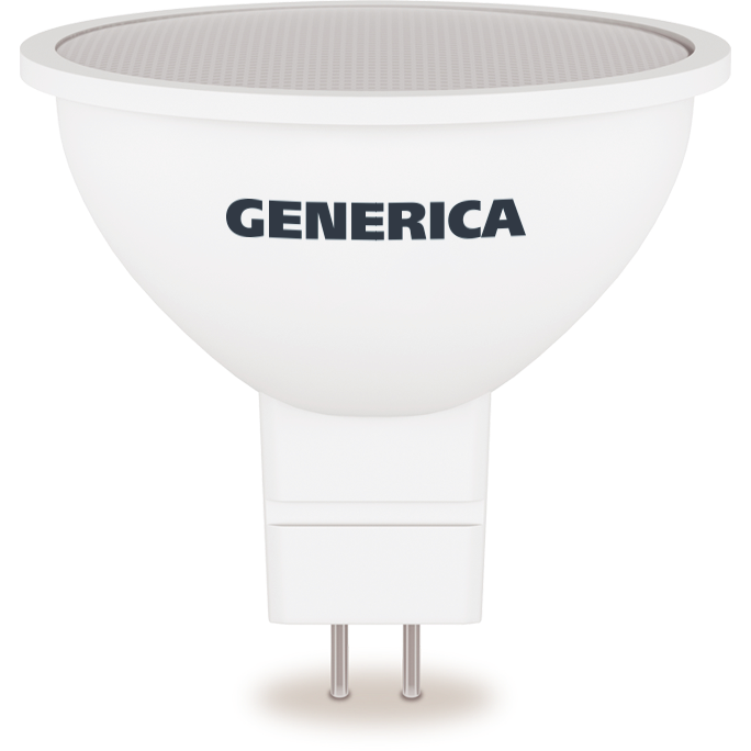 Светодиодная лампочка GENERICA LL-MR16-10-230-40-GU5-G (10 Вт, GU5.3)